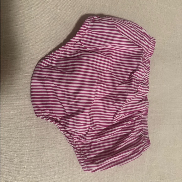 Ralph Lauren Pink and White Striped Baby Dress - Picture 7 of 7